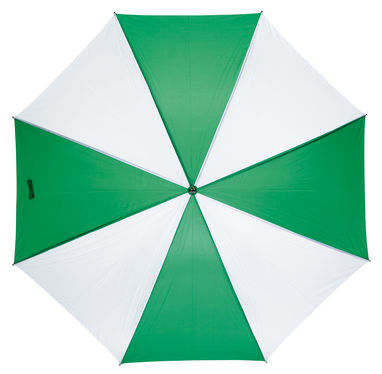 Зонт-трость RAINDROPS, цвет зелёный, белый - 56-0104228- Фото №2
