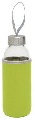 Бутылка стеклянная  TAKE WELL, цвет прозрачный, яблочно-зелёный - 56-0304233- Фото №1