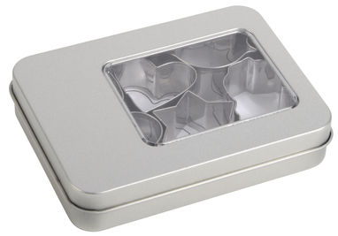 Набір формочок для печива COOKIE BOX, колір сріблястий - 56-0304409- Фото №1