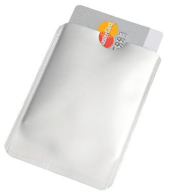 Чехол для кредитной карты EASY PROTECT, цвет серебристый - 56-0402517- Фото №2