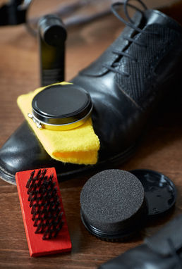 Набір для чищення взуття BIG SHINE, колір чорний, жовтий, червоний - 56-0405193- Фото №3
