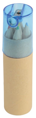 Набор карандашей SMALL CIRCLE, цвет коричневый, синий - 56-0504141- Фото №1