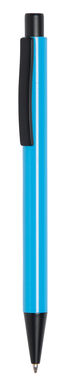 Ручка шариковая алюминиевая QUEBEC, цвет голубой - 56-1102143- Фото №1