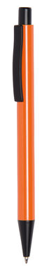 Ручка кулькова алюмінієва QUEBEC, колір помаранчевий - 56-1102147- Фото №1