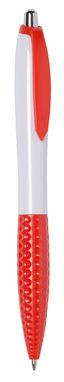 Ручка шариковая JUMP, цвет белый, красный - 56-1102154- Фото №1