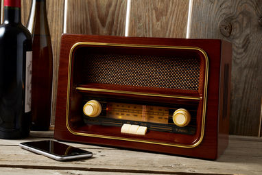 Радиоприемник RECEIVER, цвет коричневый - 58-8106029- Фото №2