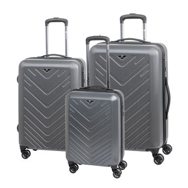 Набір валіз MAILAND, колір сріблястий - 56-2210427- Фото №2