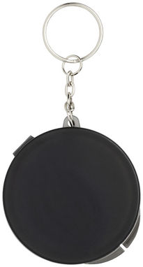 Соломинка многоразовая брелоком Rhine, цвет сплошной черный - 10057300- Фото №2