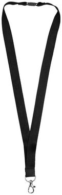 Шнурок Julian , цвет сплошной черный - 10251101- Фото №1