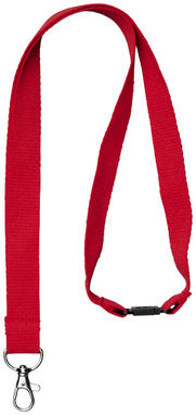 Шнурок Dylan с предохранительным зажимом, цвет красный - 10251204- Фото №3