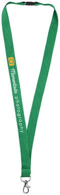 Шнурок Dylan с предохранительным зажимом, цвет зеленый - 10251206- Фото №2