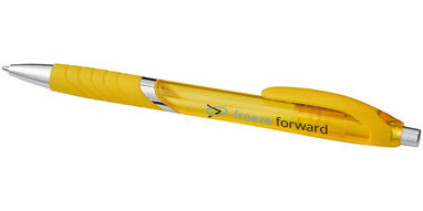 Ручка шариковая Turbo, цвет желтый - 10736203- Фото №2