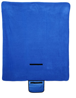 Одеяло флисовое Meadow, цвет темно-синий - 11296002- Фото №4