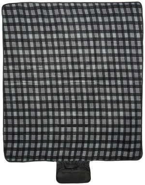 Одеяло флисовое Park, цвет сплошной черный - 11296100- Фото №3