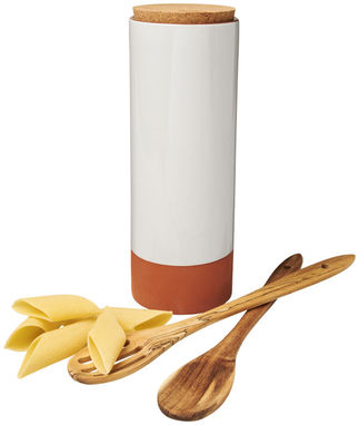 Емкость для пасты Terracotta с ложками, цвет оранжевый - 11299000- Фото №5