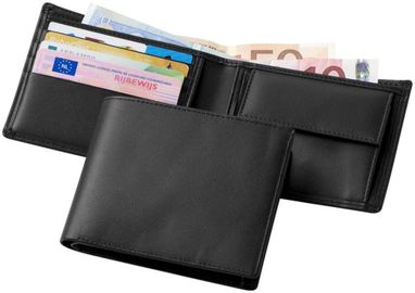 Эксклюзивный кожаный бумажник с двумя карманами для денег - 12002100- Фото №1