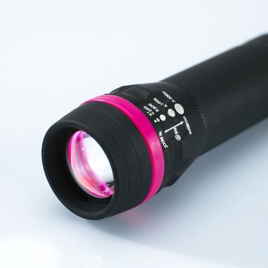 КАРМАННЫЙ LED-ФОНАРИК RUBBY, цвет розовый - MT02/MTRO- Фото №3