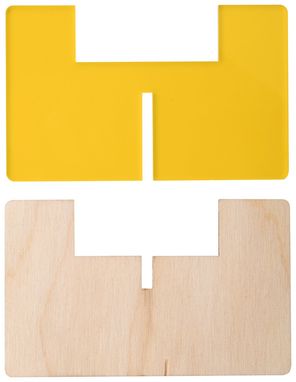 Підсвічник Candix, колір прозорий жовтий - AP718182-02T- Фото №2