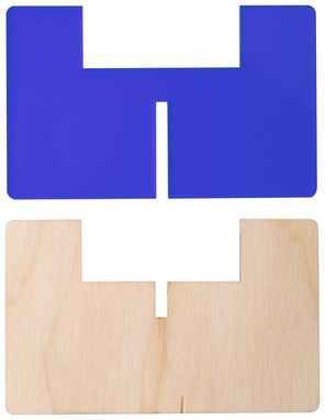 Підсвічник Candix, колір прозорий синій - AP718182-06T- Фото №2