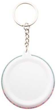 Бейдж-брелок KeyBadge Mini, колір білий - AP718216- Фото №5