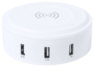 Зарядний пристрій бездротовий Mandux, колір білий - AP721033-01- Фото №1