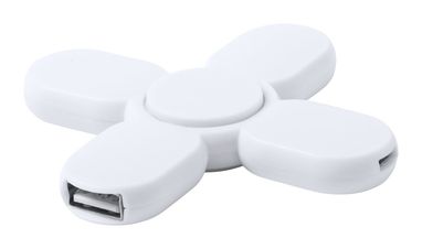 Спінер-USB хаб Kuler, колір білий - AP721040-01- Фото №2