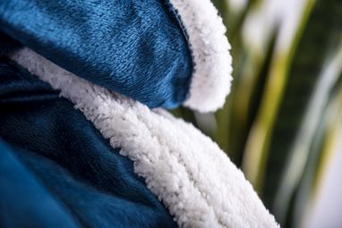Ковдра Lerten, колір темно-синій - AP721086-06A- Фото №3