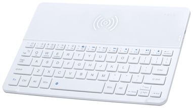 Клавиатура с Bluetooth Roktum, цвет белый - AP721104-01- Фото №2