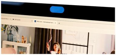 Блокиратор веб-камеры Nambus, цвет синий - AP721119-06- Фото №6