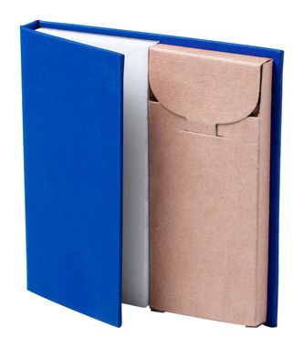 Блокнот з олівцями Lumar, колір синій - AP721240-06- Фото №1