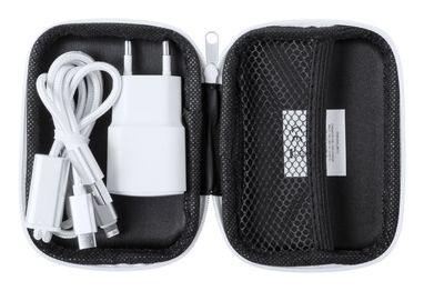 Набір зарядний USB Sinkord, колір білий - AP721269-01- Фото №2