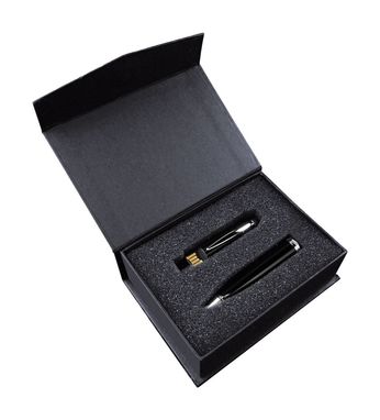 Ручка-сенсор накопитель-USB Latrex 32GB, цвет черный - AP721347-10_32GB- Фото №6