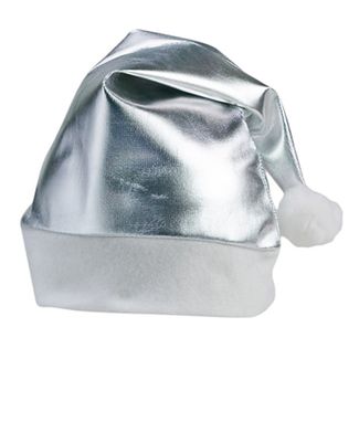 Шапка Діда Мороза Shiny, колір сріблястий - AP731328-21- Фото №1