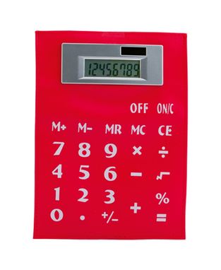 Калькулятор Roll, цвет красный - AP731703-05- Фото №1