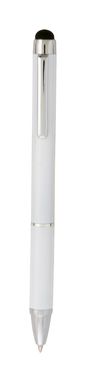 Ручка-стилус кулькова Lisden, колір білий - AP741005-01- Фото №1