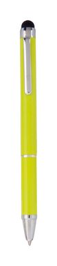 Ручка-стилус кулькова Lisden, колір жовтий - AP741005-02- Фото №1