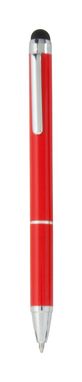 Ручка-стилус шариковая Lisden, цвет красный - AP741005-05- Фото №1