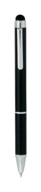Ручка-стилус кулькова Lisden, колір чорний - AP741005-10- Фото №1
