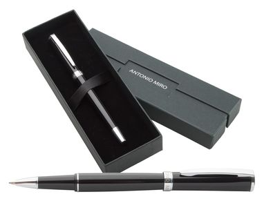 Ручка-роллер Tario, цвет черный - AP741069-10- Фото №1