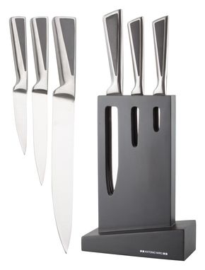 Набор ножей Tivera, цвет черный - AP741088-10- Фото №1