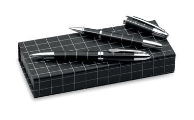 Набор ручек Dabux, цвет черный - AP741113- Фото №2