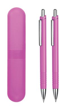 Набір ручок Velus, колір рожевий - AP741118-25- Фото №1