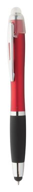 Ручка-стилус шариковая Ladox, цвет красный - AP741134-05- Фото №1