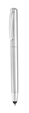 Ручка-стилус шариковая Nobex, цвет серебристый - AP741136-21- Фото №1