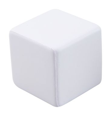 Антистресс-кубик Kubo, цвет белый - AP741189-01- Фото №1