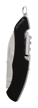 Нож карманный многофункциональный Klent, цвет черный - AP741422-10- Фото №1