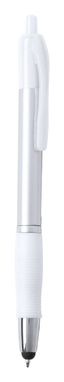 Ручка-стилус шариковая Clurk, цвет белый - AP741521-01- Фото №1