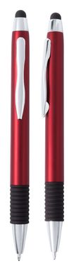 Ручка-стилус шариковая Stek, цвет красный - AP741522-05- Фото №1
