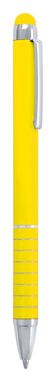 Ручка-стилус кулькова Balki, колір жовтий - AP741525-02- Фото №1
