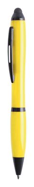 Ручка-стилус шариковая Lombys, цвет желтый - AP741526-02- Фото №1